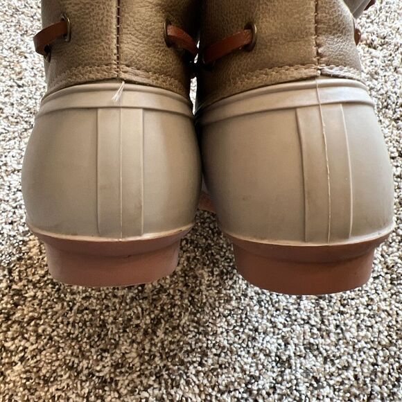 Seven7 Womens Duck Boot Tan Brown Boots 8 Medium (B,M) Slip On - Picture 5 of 8